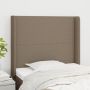 Galvūgalis su auselėmis, taupe, 83x16x118/128cm, audinys