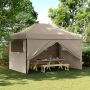 Šventės palapinė Taupe 279 x 410 x 315 cm Oksfordo audinys