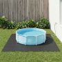 Baseino grindų kilimas 12 pcs Juoda 4,32 m² EVA puta