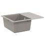 Kriauklė Pilka 560 x 460 mm 80% Kvarcas ir 20% Derva