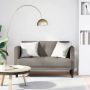 Dvivietė sofa, pilkai ruda, 111 cm, audinys