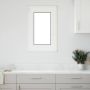 Požeminio lango RISOR Baltas 50 x 75 cm PVC ir stiklas