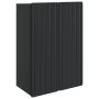 Prie sienos montuojama spinta Juoda 66 x 34,5 x 92 cm
