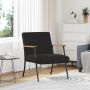 krėslas Juoda 59 x 75 x 78 cm Garbanotas vilnonis audinys