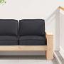 Pallet pagalvių rinkinys 2 pcs Juoda Oksfordo audinys