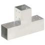 Stulpo sujungimas, 81x81mm, galvanizuotas metalas, T formos