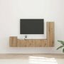 TV spintelių komplektas 4 pcs Amatininkų ąžuolas