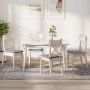 Sėdynių pagalvėlės 4 pcs Debesų pilka 40 x 40 x 3 cm audinys