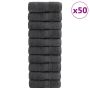 Premium skalbimo servetėlės SOLUND 50 vnt Antracitas 15x21 cm 600 gsm