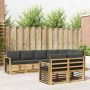 Lauko sofos komplektas 8 pcs Balta ir antracito