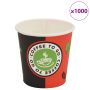 Vienk. kavos puodeliai, 1000 vnt., popieriniai, 120 ml (4 oz)