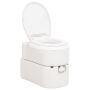 Integruotas stovyklavimo tualetas, baltas, 24+17l, HDPE/PP