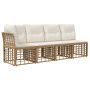 4 sėdimų vietų sodo sofa su kaire ranka 4 pcs 4-Vietų skaičius