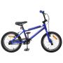 BMX Dviratis 18 Colių 7-10 metų amžiaus Tamsiai mėlyna