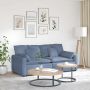 Modulinė sofa su pagalvėlėmis, mėlyna