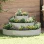 Sodo vazonas Sidabro 120 x 120 x 20 cm Cinkuota plienas