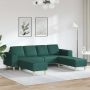 Svetainės sofa 3 pcs Tamsiai žalia Poliesteris