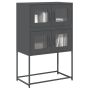 Highboard Antracitas 68x39x107 cm Plienas