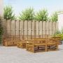 Lauko sofos komplektas 9 pcs Natūrali