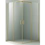 Dušo kabina AW1142 90x90 GOLD skaidri be pado