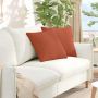 Sofa Pagalvės 2 pcs Raudona oranžinė 45 x 45 cm
