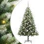 Dirbtinis Lankstus Kalėdų medis su paminkštintu sniegu 150 cm