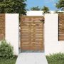Sodo vartai, 85x150 cm, Corten plienas, kvadratinis dizainas