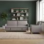 Sofos komplektas su saugojimu 2 pcs Taupe Poliesteris