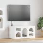 Televizoriaus spintelė Balta 80 x 35 x 40 cm Apdirbta mediena