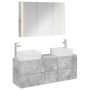 Vonios baldų rinkinys 4 pcs Betono pilka