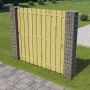 Tvorelės stulpas 2 pcs Sidabro 20 x 20 x 190 cm metalas