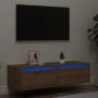 Televizoriaus spintelė su LED, artisano, 100X35,5x25 cm