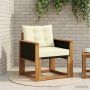 Lauko Vidurinis Sofa Kietos akacijos mediena Natūrali