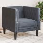 Sofa Tamsiai pilka 74,5 x 71 x 70,5 cm Aksomas