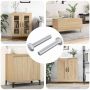 Galvos užrakto varžtas 2 pcs Sidabro M6 x 35 mm Plienas