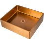 Nerūdijančio plieno plautuvė S4837HYB bronze 1.2 mm padedama ant stalviršio