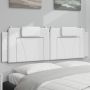 Galvūgalio pagalvėlė, Viana, baltos spalvos, 160cm, dirbtinė oda