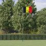 Belgijos vėliava su stiebu, aliuminis, 5,5m