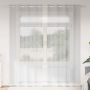 Voile Užuolaida 2 pcs Šviesiai pilka 260 x 140 cm Poliesteris