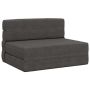 Sulankstomas Sofas-Lova Tamsiai pilka 190 x 70 x 15 cm