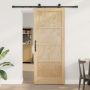 Slankios durys Natūrali ir juoda 86 x 211 cm
