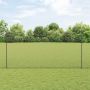Tvora su stulpais Pilka 1,5 x 10 m Plienas ir PVC