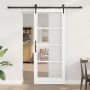 Slankios durys Balta ir juoda 83 x 202 cm