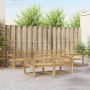Lauko sofos komplektas 8 pcs Balta 327 x 168,5 x 73 cm