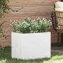 Sodo vazonas Balta 50 x 32 x 40 cm Šaltai valcuotas plienas