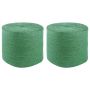 Džiuto virvė 2 pcs Žalia 100% Tossa jutas