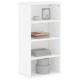 Šoninė spintelė, ODDA, baltas, 40x24x79cm, pušies masyvas