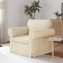 Sofa Kreminė 215 x 82 x 80 cm audinys