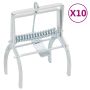 Spąstai kurmiams, 10vnt., sidabriniai, galvanizuotas plienas
