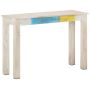 Konsolinis staliukas, baltas, 115x35x77cm, mango mediena